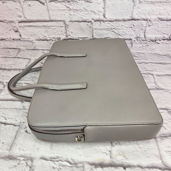 Kate Spade New York Margaux Leather Women Universal Laptop Bag True Taupe Mint - Picture 8 of 16